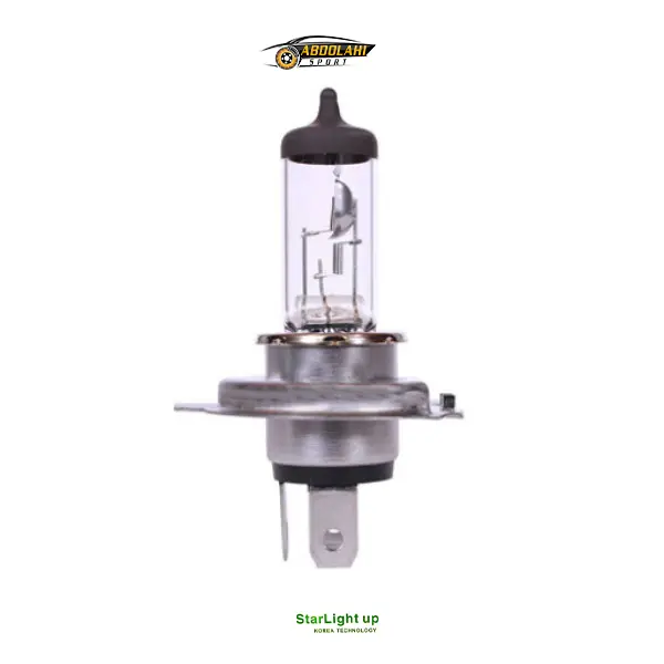 لامپ خودرو هالوژن استارلایت h4 100w لامپ خودرو هالوژن استارلایت h4 100w