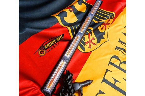 چراغ پلیسی چهار پنل آبی و قرمز