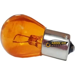 لامپ نارنجی راهنما خار نزدیک