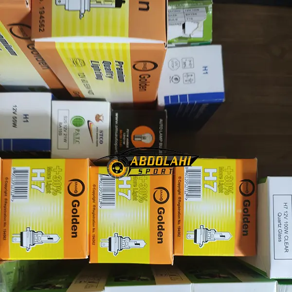 قیمت لامپ گلدن h7 قیمت لامپ گلدن h7