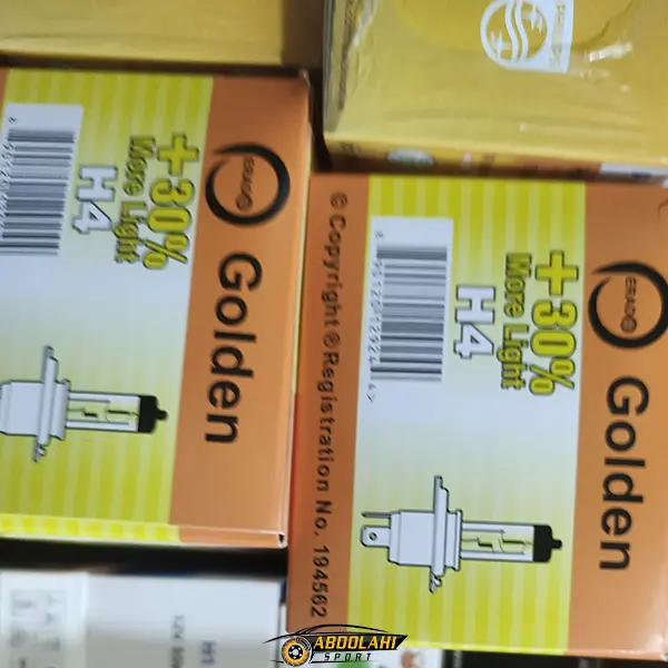 قیمت لامپ گلدن h4 قیمت لامپ گلدن h4