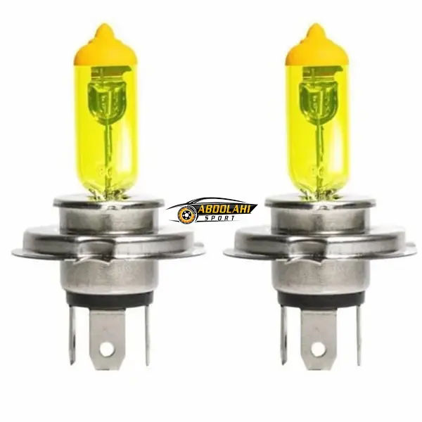 لامپ h4 زرد لیمویی برند گلدن لامپ h4 زرد لیمویی برند گلدن