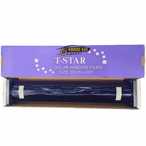 قیمت رول شیشه دودی دولایه