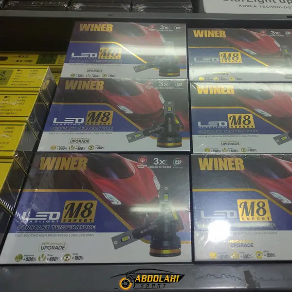 قیمت هدلایت وینر m8
